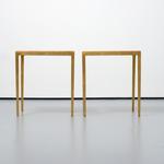 Pair of Comte End / Occasional Tables, Manner of Jean Michel Frank